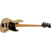 Fender Squier Contemporary Active Jazz Bass® HH, Roasted Maple Fingerboard, Black Pickguard, Shoreline Gold