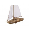 Ugears 3D drevené mechanické puzzle Jachta The Ocean Beauty 365 ks