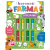 Barevná farma omalovánky - Stephanie Moss
