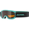 ALPINA Lyžiarske okuliare detské PINEY aqua mat