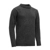 Devold Nansen Crew Neck velikost XL barva Anthracite