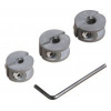 Wolfcraft 3x hĺbkové dorazy priemer 6-8-10mm 2755000