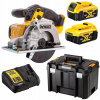 Kotúčová píla na kov 18V 2x4Ah DeWalt DCS373