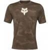 Pánsky cyklistický dres Fox, RANGER TRU DRI SS khaki,biela XL