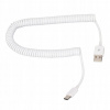 RÝCHLY ŠPIRÁLOVÝ USB-C KÁBEL S PRUŽINKOU 3 M