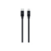 Dviced Kábel USB - C na Lightning Nylon Textile 0,25 m - Čierny