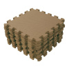 Baby Dan Hracia podložka puzzle 90x90 cm Brown 2021