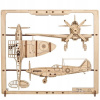 UGEARS 3D puzzle Fighter Aircraft 2,5D 47 ks