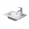 Duravit ME by Starck - Umývadielko nábytkové, 43x30 cm, s prepadom, s otvorom na batériu, biela 0723430000