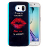 Gumený kryt Red Lips na Samsung Galaxy S6 edge