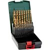Metabo 627173000 sada špirálových vrtákov do kovu, 19-dielna, 1 mm, 1.5 mm, 2 mm, 2.5 mm, 3 mm, 3.5 mm, 4 mm, 4.5 mm, 5 mm, 5.5 mm, 6 mm, 6.5 mm, 7 mm, 7.5 mm,; 627173000