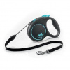 Flexi Black Design lanko modré M 5 m do 20 kg