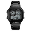 Skmei 1335 Digitálne hodinky Dual Time Čierne
