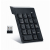 GEMBIRD numerická klávesnice KPD-W-02, bezdrátová 2.4GHz, černá (KPD-W-02)