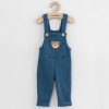 Dojčenské zahradníčky New Baby Luxury clothing Oliver modré modrá 56 (0-3m)