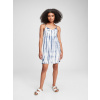 GAP 687189-00 Teen šaty surplice Modrá - 10
