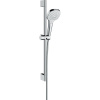 HANSGROHE Croma Select E sprchová súprava, ručná sprcha 3jet Vario 110 x 110 mm, 65 cm sprchová tyč, jazdec a sprchová hadica 160 cm, biela/chróm, 26582400