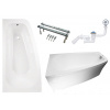 Vaňa 150x80 LUNA kompletná sada BESCO (Vaňa 150x80 LUNA kompletná sada BESCO)