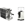 Stone Espresso Mine Black + Eureka Mignon Silenzio, BL white