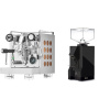 Rocket Espresso Appartamento, copper + Eureka Mignon Silenzio, BL black