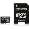 Transcend microSDHC 4GB class 4 + adapter TS4GUSDHC4
