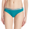 Calvin Klein kalhotky bikini zelené XS