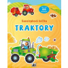 Samolep knižka/ Traktory