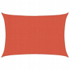 Slnečná plachta, 160 g/m2, terakotová, 3x5 m, HDPE