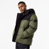 Everlast Hooded Puffer Jacket Black/Khaki M