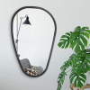 Gaudia Zrkadlo Stanel Black Rozmer zrkadla: 71 x 111 cm