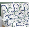 Bellatex Povlečení krepové Kapka modrá, zelená rozměr 140x220, 70x90 cm