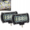 2x LED PRACOVNÁ LAMPA 84W 12-24V pre rýpadlá Jeep SUV, traktory, autá IP68