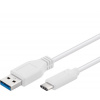PremiumCord ku31ca2w USB-C/male - USB 3.0 A/Male, 2m, bílý (ku31ca2w)