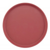Servírovacia tácka Camtread okrúhla, protišmyková, Cambro, burgundová, ⌀355x(H)21mm