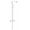 GROHE Euphoria Cube sprchový stĺp, termostatiká batéria,hlavová, ručná sprcha,chróm 260870 GRO 26087000