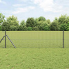 zahrada-XL Plot s stĺpmi Sivá 0.4 x 10 m Oceľ 3351793