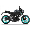 Nálepky FOOQS na motocykel YAMAHA MT 125 2022 ČIERNA