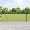 zahrada-XL Plot s stĺpmi Sivá 0.8 x 10 m Ocel potiahnutá PVC 3353620
