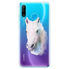 Silikonové pouzdro iSaprio - Huawei P30 Lite - Bílý kůň 01 (Odolný silikonový kryt, obal, pouzdro iSaprio - Huawei P30 Lite - Bílý kůň 01 - skvělá ochrana a pružnost, stylový UV potisk, lehkost, tiskn