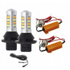 2V1 DENNÉ SVETLÁ A LED SMEROVKY DRL P21W