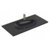 Villeroy & Boch Antao Umývadlo nábytkové 100x50 cm, s prepadom, otvor na batériu, CeramicPlus, Pure Black 4A76ABR7