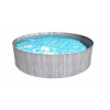 Bazén s okrúhlou oceľovou vrstvou Splasher Secure 350 x 90 cm (011002 g) STEINBACH
