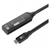 PremiumCord USB-C repeater + kábel USB-C, 5m (ku31rep5bl)