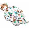 Dojčensky overal - PAJACKEK Kaia-Baby 62 biela, červená, námornícka modrá, zelená (PAJACYK Baby Cotton Vianočná bavlna 62)