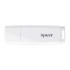 Apacer USB flash disk, USB 2.0, 64GB, AH336, biely, AP64GAH336W-1, USB A, s krytkou (AP64GAH336W-1)