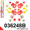 036248B: Full suspension polyurethane bush kit 031851 28mm 031586 14mm +