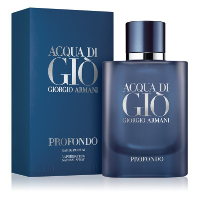 Giorgio Armani Acqua di Gio Profondo, Parfémovaná voda, Pánska vôňa, 75ml