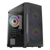 AEROCOOL skříň MC G Trinity, Micro tower, 1x USB 3.0, 1x USB 2.0, 2x audio, bez zdroje MC Trinity Eurocase