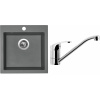 Set Sinks (dřez Viva 455 Titanium 72 + baterie Pronto Chrom - lesklý) VIV72PRCL