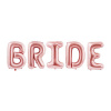 PartyDeco NÁPIS fóliový Bride ružové zlato 280x86cm